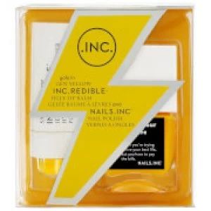 Image of nails inc. Gen Yellow Nail Varnish Duo 2 x 14ml