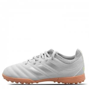 Image of adidas Copa 20.3 Junior Astro Turf Trainers - Grey/Silver
