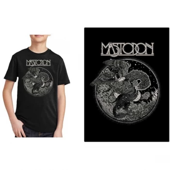Image of Mastodon - Griffin Kids 5 - 6 Years T-Shirt - Black