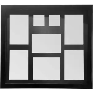 Image of Premier Housewares Black 8 Photo Multi Photo Frame