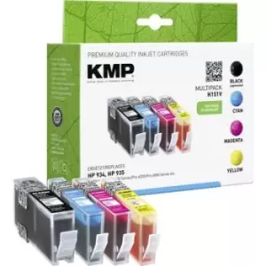 Image of KMP Ink cartridge replaced HP 934, 935 Compatible Set CMYK H151V 1743,8050