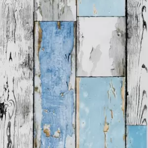 Image of Fablon Scrapwood Sticky Back Plastic - 67.5cm x 2m