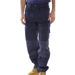 Image of Click Premium Trousers Multipurpose Holster Pockets 30 Tall Navy Ref