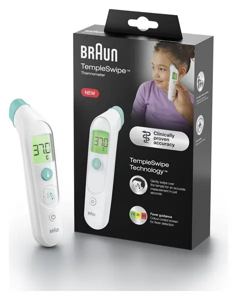 Image of Braun BST200 TempleSwipe Forehead Thermometer