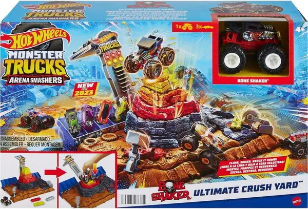 Image of Hot Wheels Monster Trucks Arena Ult Crush Yard