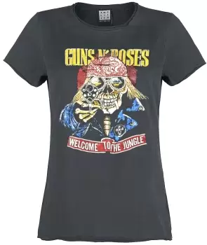 Image of Guns N' Roses Amplified Collection - Welcome T-Shirt charcoal