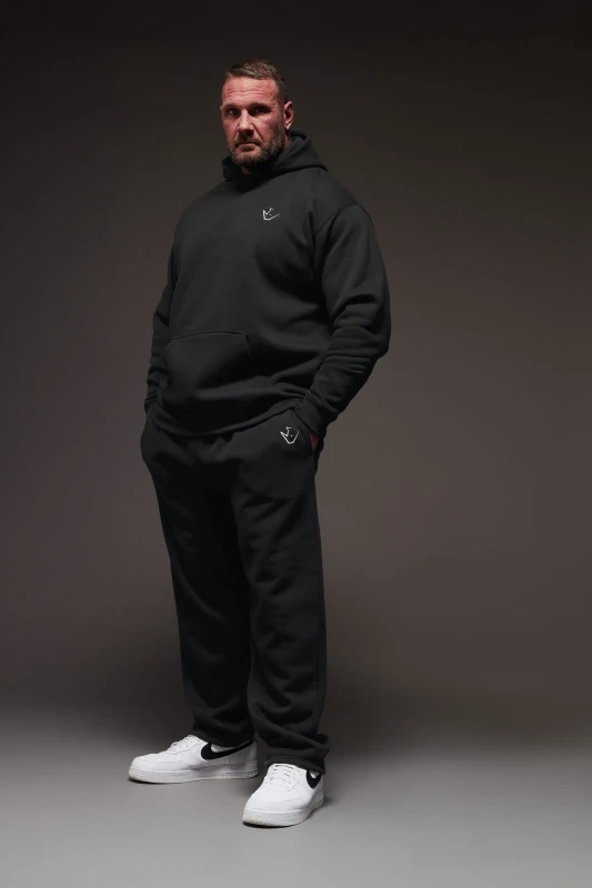 Image of BadRhino Mens 'Rest Day' Joggers in Black Size: 4XL Black Male 4XL