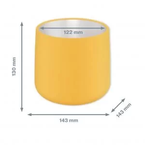 Image of LEITZ Plant Pot Cosy Ceramic warm yellow