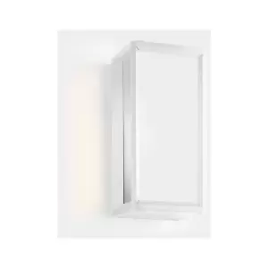 Image of LEDS C4 Skat Mini Outdoor LED Mini Box Wall Lantern White IP65 9W 2700K