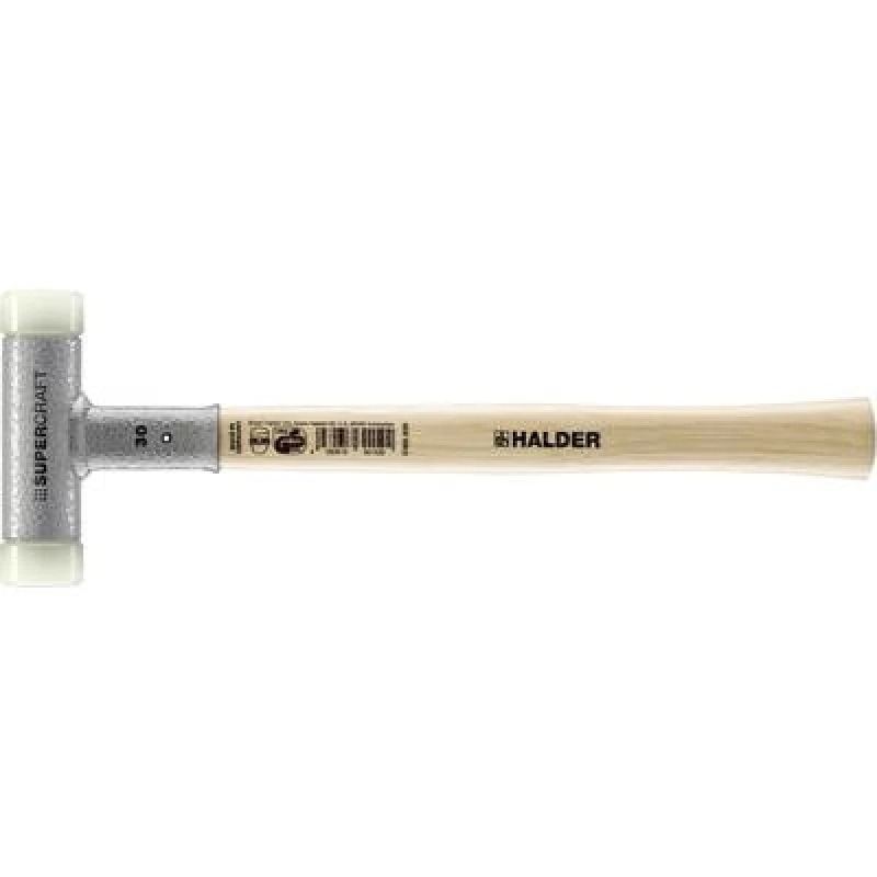 Image of Halder Halder SUPERCRAFT 3366.030 Soft-face hammer Ergonomic handle, Hard, Kickback-free 460g 330 mm 3366.030