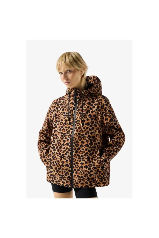 Image of Hunter Womens Original Waterproof Printed Jacket Size: Large Multicolor Female L