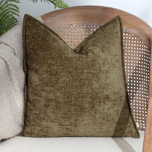 Image of Buxton Cushion Sage, Sage / 50 x 50cm / Polyester Filled
