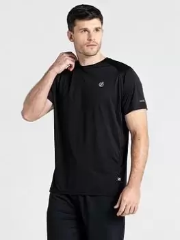 Image of Dare 2b x Jermaine Jenas Accelerate Tee - Black, Size L, Men