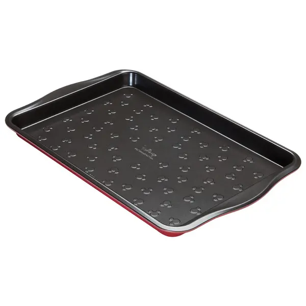 Image of Prestige x Disney Bake with Mickey Oven Tray, 38cm Red
