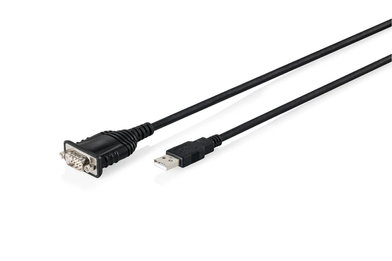 Image of Digitus USB 2.0 to RS232 adapter cable. 1.8 m. integrated FTDI FT232RN