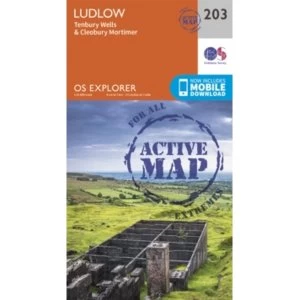 Image of Ludlow and Tenbury Wells by Ordnance Survey (Sheet map, folded, 2015)