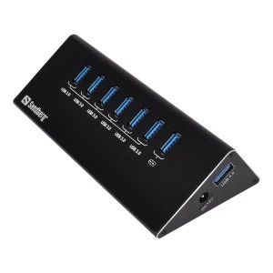 Image of Sandberg External 7 Port USB 3.0 Hub 5 Year Warranty