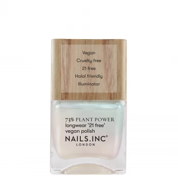Image of nails inc. Plant Power Nail Varnish (Various Shades) - Glowing Somewhere