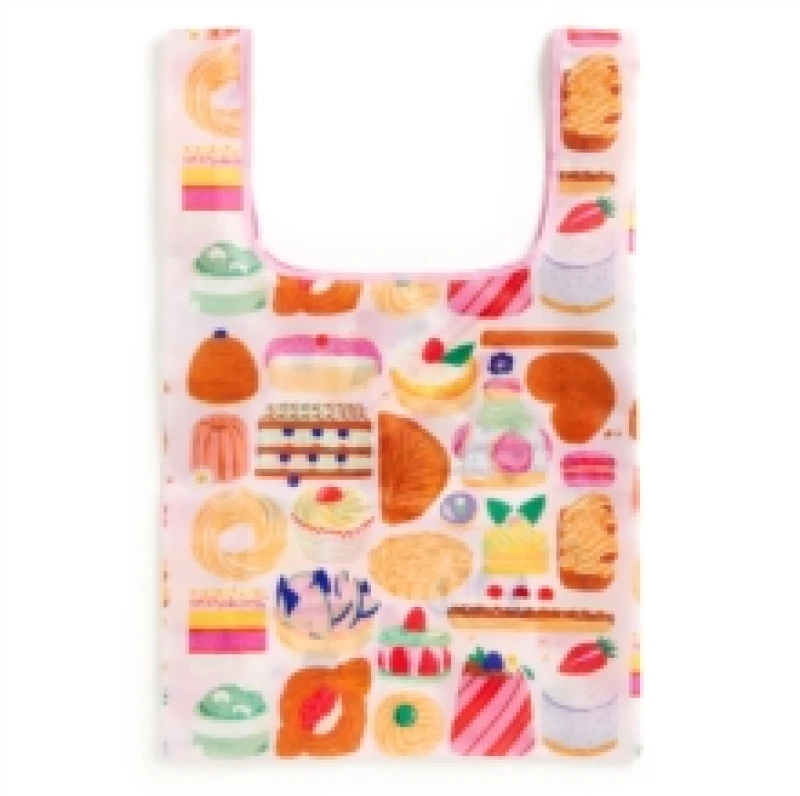 Image of Sweet Confections Packable Nylon Tote Bag. Novelty book. By Galison Books