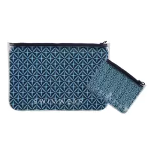 Image of Regatta Tile Dry Bag Set (Pack of 2) (One Size) (Navy)