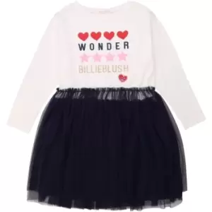 Image of Billieblush Kids Girl White Daydress - Multi