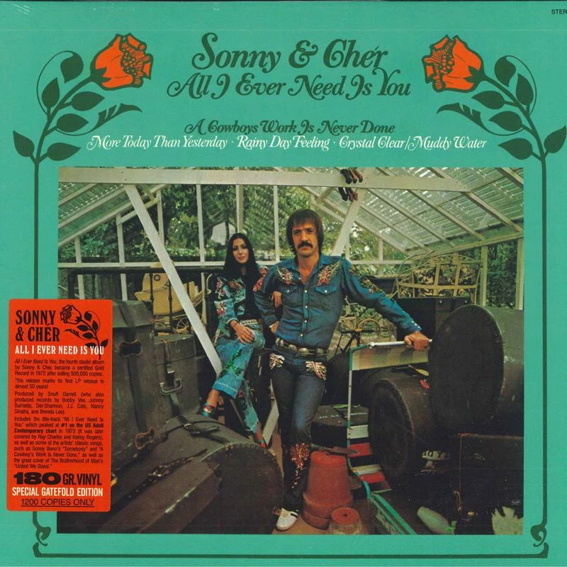 Image of RecordCityJP LP Record SONNY & CHER - All I Ever Need Is You 620879 Kapp Records, G 2022 US Rock