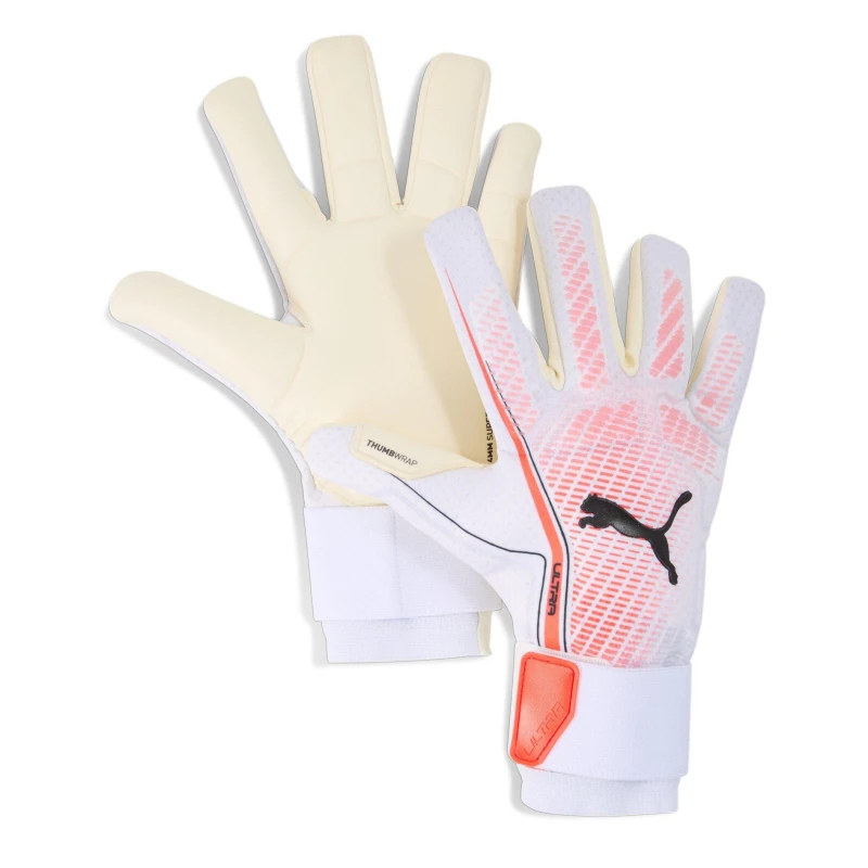 Image of Puma PUMA ULTRA Ultimate Hybrid Adults Goalkeeper Gloves White/Red male 7