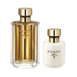 Image of Prada La Femme Gift Set 100ml Eau de Parfum + 100ml Body Lotion