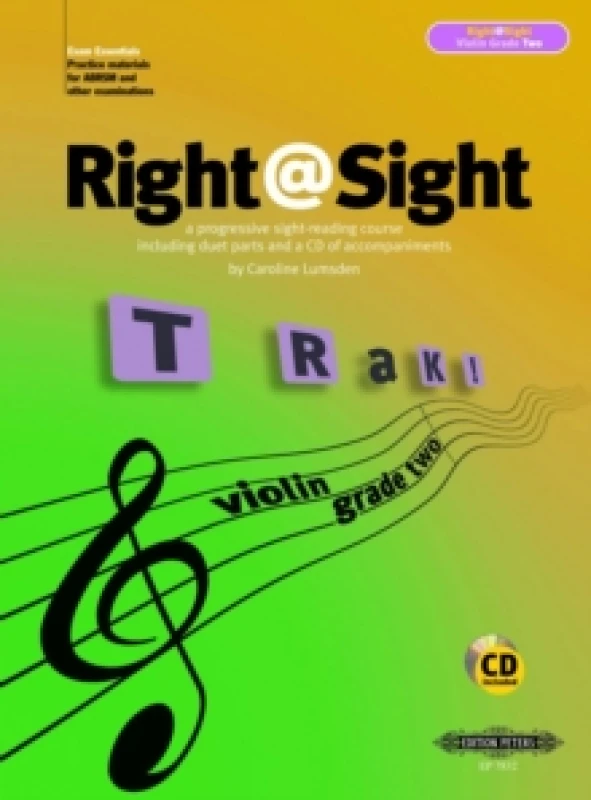 Image of Right@Sight for Violin, Grade 2 (includes duet parts and a CD of accompaniments) Sheet music
