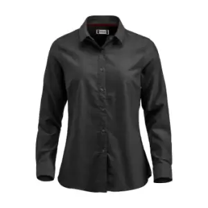 Image of Clique Womens/Ladies Garland Formal Shirt (M) (Black)
