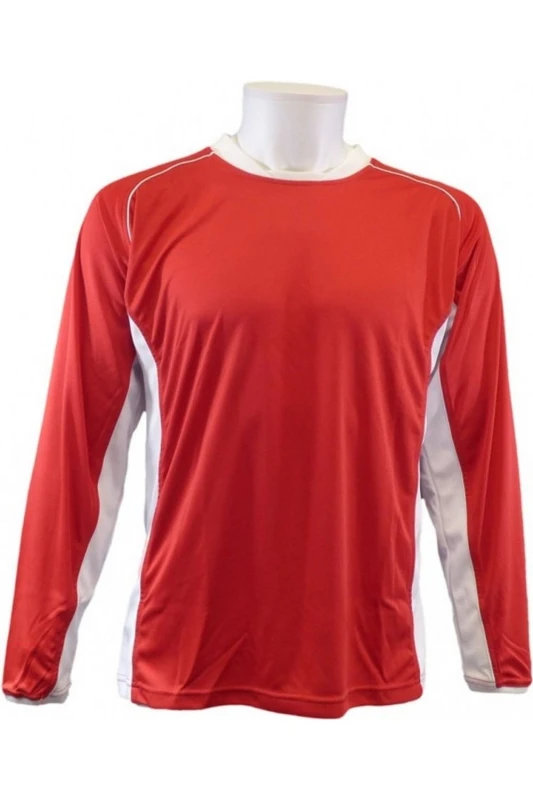 Image of Carta Sport Carta Sport Men London Panel Jersey Football Shirt in Red Size: X-Small Red XS Male 5063107212306