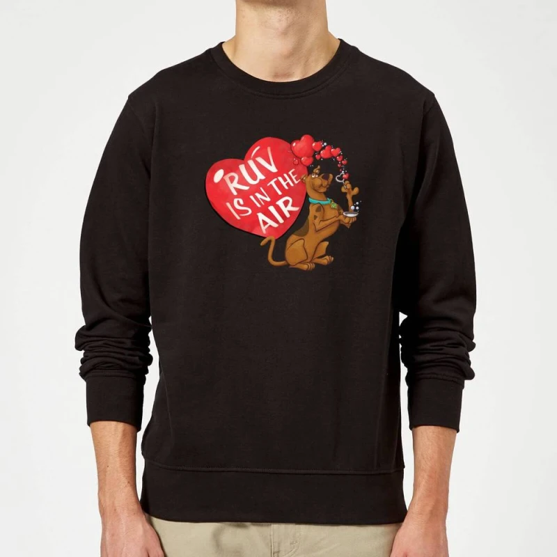 Image of Scooby Doo Ruv Is In The Air Sweatshirt - Black - L