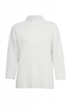 Image of French Connection Mona Mozart Oversized Knit Jumper Milk