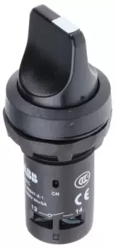 Image of Abb 1Sfa619201R1026 Compact 2 Pos Selector Black -Maintaned