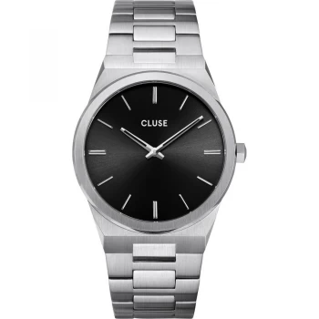 Image of Cluse Black and Silver 'Vigoureaux' Fashion Watch - CW0101503004