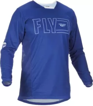 Image of Fly Racing Kinetic Fuel Motocross Jersey, blue, Size S, blue, Size S