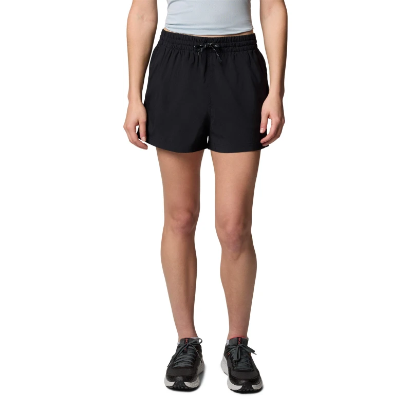 Image of Columbia Blue Vista Walking Shorts Womens Walking Shorts 8 (XS) Black 44374503310