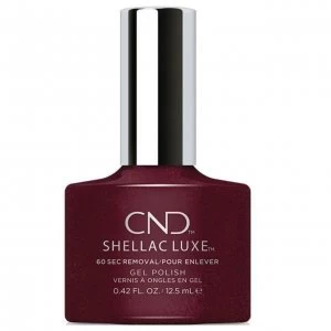 Image of CND Shellac Luxe Gel Nail Polish 254 Eternal Midnight