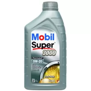 Image of 6x Mobil Super 3000 Formula F 5W-20 Synthetic 1L Car Engine Oil Lubricant 152866