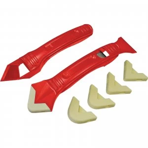 Image of Faithfull 2 Piece Silicone / Grout Removal and Finishing Tool Kit