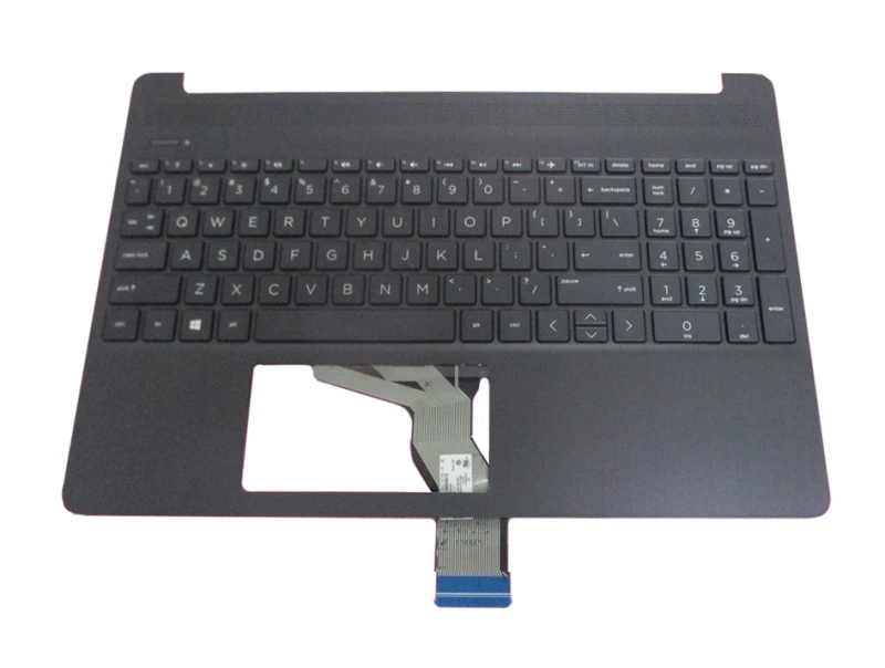 Image of HP L63576-061 laptop spare part Cover + keyboard