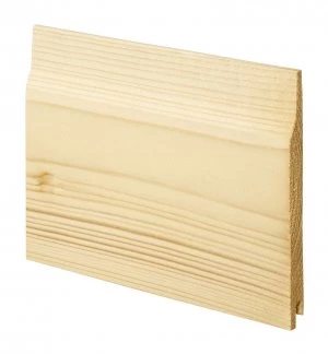 Image of Wickes Softwood Shiplap Cladding 12x121x1800mm Single
