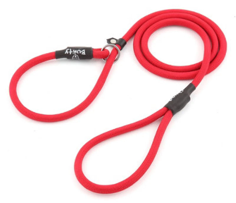 Image of Bunty Bunty Dog Slip On Rope Lead - Red Red M