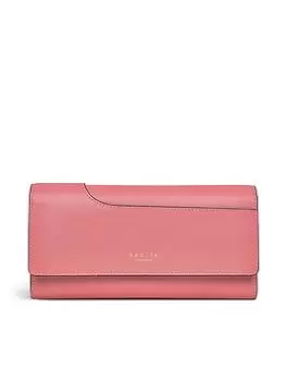 Image of Radley Pockets 2.0 Leather Large Flapover Matinee Purse - Sweet Coral