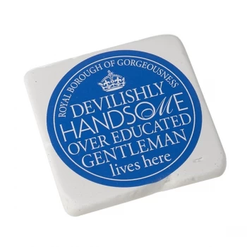 Image of Square Coaster Handsome Gentleman By Heaven Sends