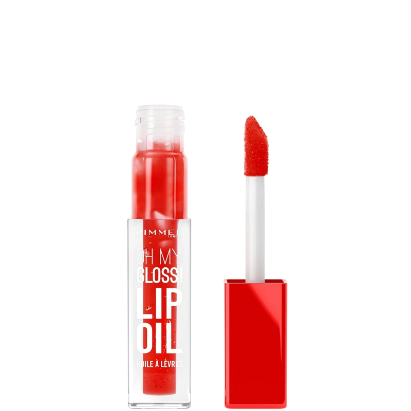 Image of Rimmel Oh My Gloss! Lip Oil 6ml (Various Shades) - Vivid Red