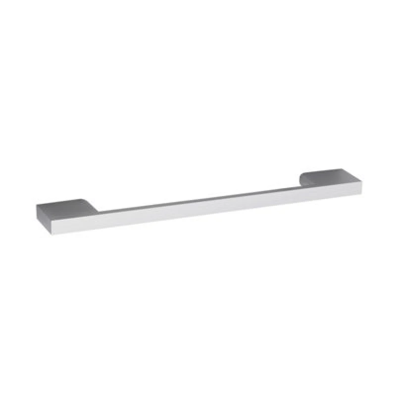 Image of Balterley Furniture Handle Square D Shape Handle 191mm 160mm Centres Chrome Silver