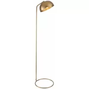 Image of Loops - Floor Lamp Light - Antique Brass Paint - 10W LED E27 - Complete Standing Lamp