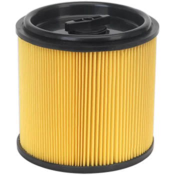 Image of Sealey Locking Cartridge Filter for PC200 and PC300 Vacuum Cleaners