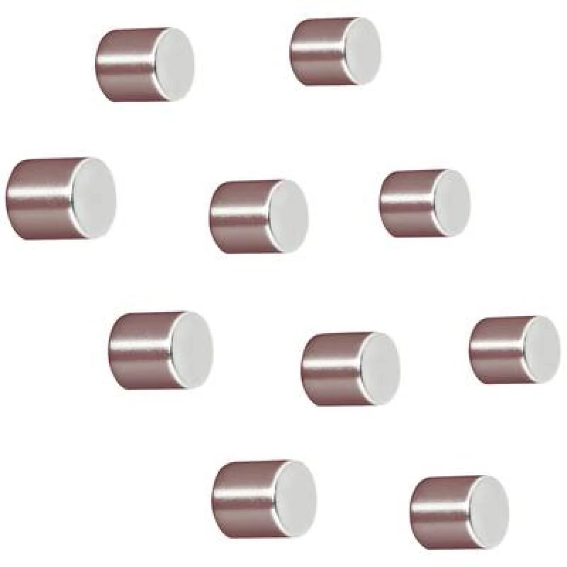 Image of Sigel Sigel Neodym magnet C5 Strong (Ø x H) 10 mm x 10 mm Cylinder Silver 10 pc(s) BA701 BA701